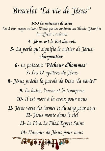 Bracelet La vie de Jésus