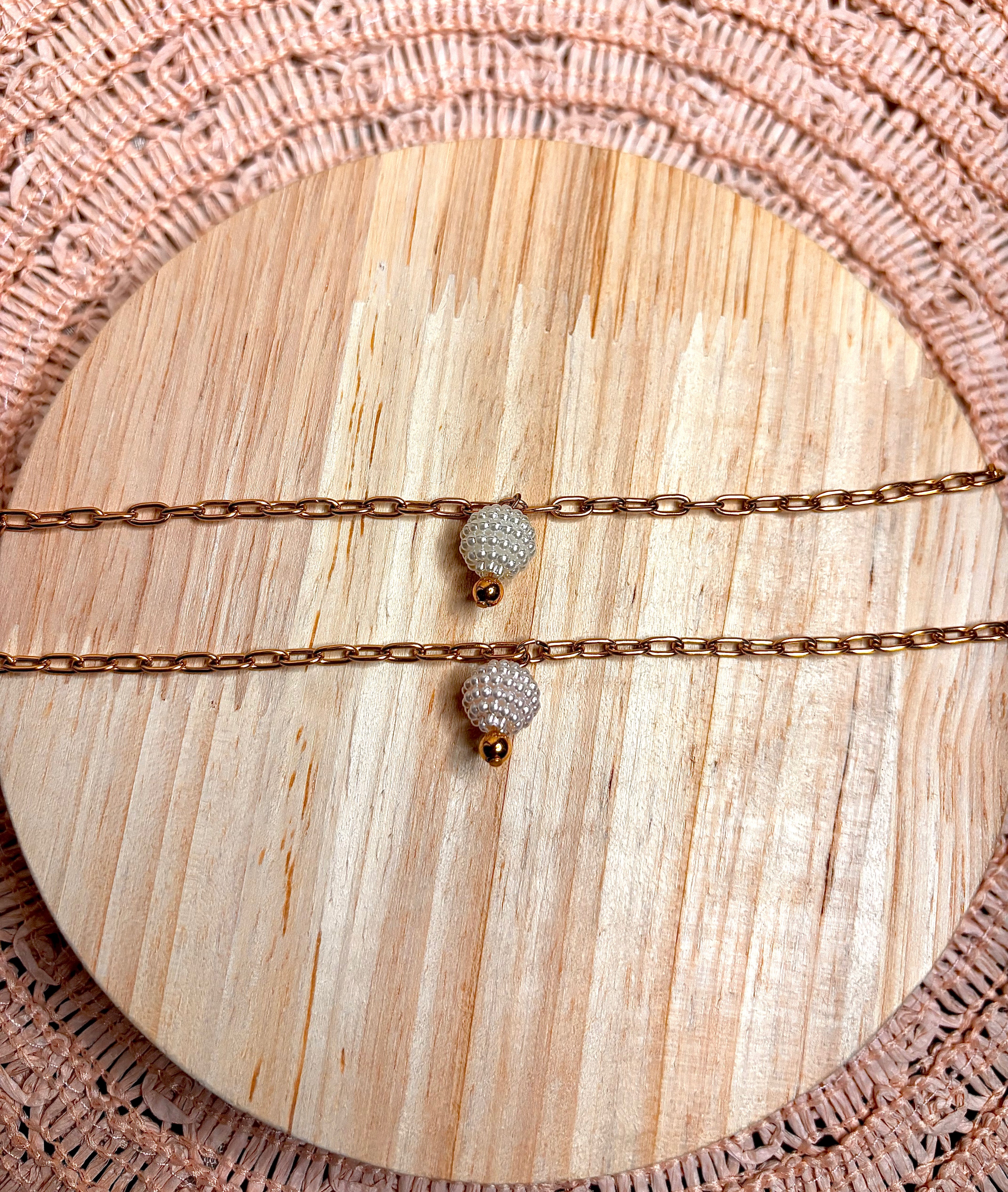 Bracelets Roselina & perlina