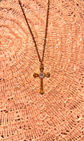Collier simple croix